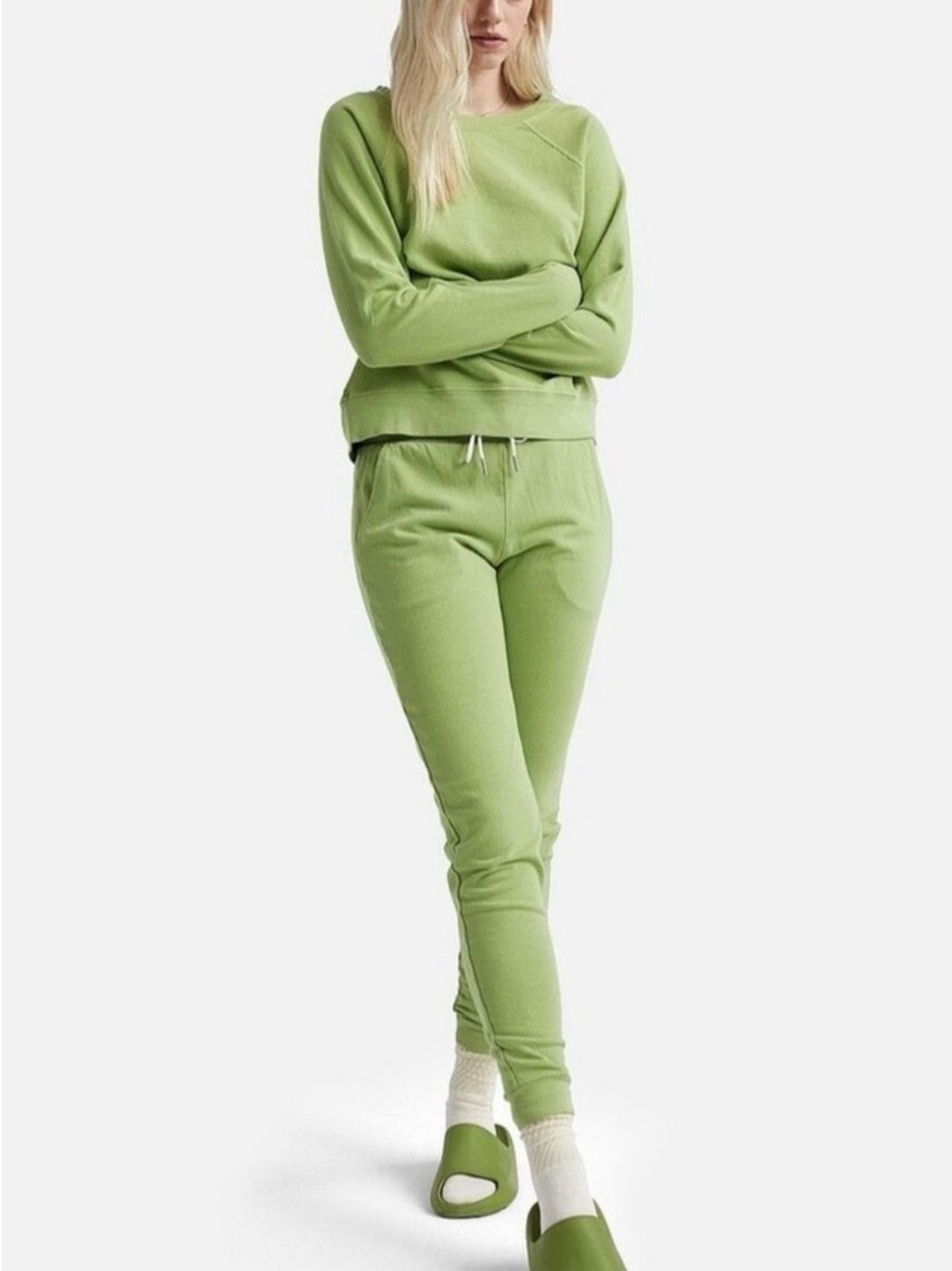 Light Green Women's Jogger Pants - Casual Comfort